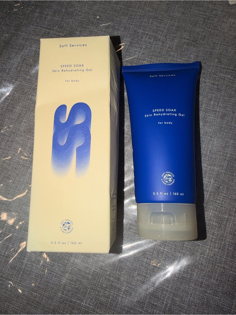 SOFT SERVICES Speed Soak Skin Rehydrating Gel NEW Box SEALED 5.5 fl oz 160 ml